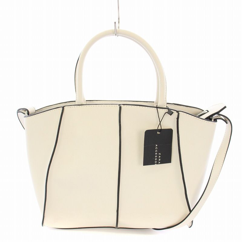 ZARA バイカラー ショルダーバッグ 2way - メルカリ