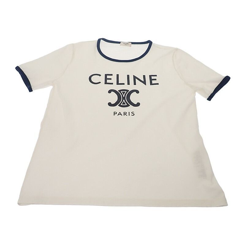 CELINE】 PARIS L 2X872671Q.01NB 半袖Tシャツ コットン
