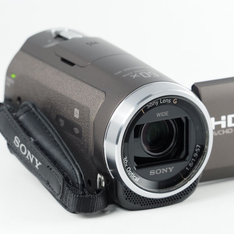 ソニー ビデオカメラ Handycam 光学30倍 内蔵メモリー64GB ブロンズ