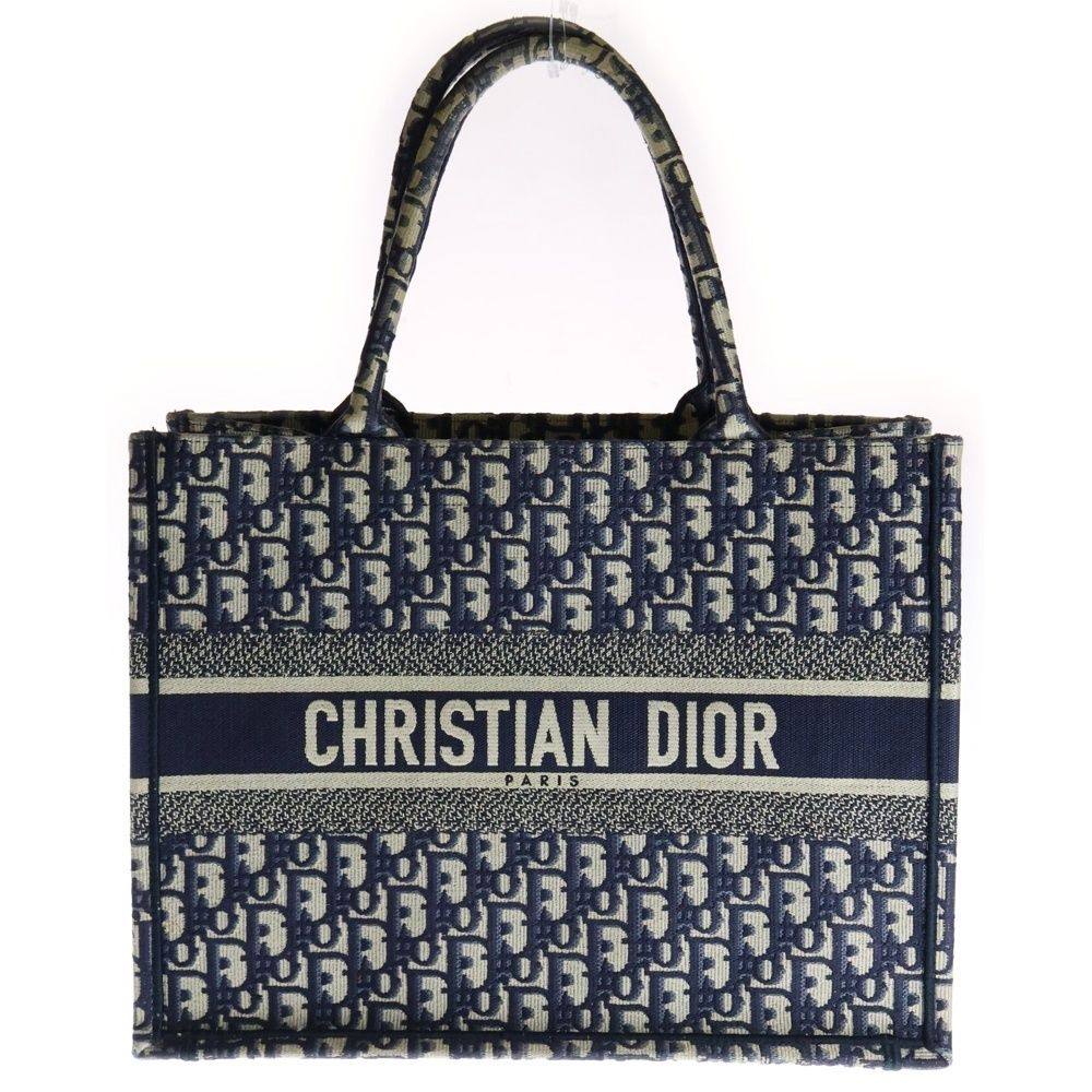 Dior ディオール トロッター柄 トートバッグ ネイビー CHRISTIAN DIOR クリスチャンディオール トロッター柄 トート
