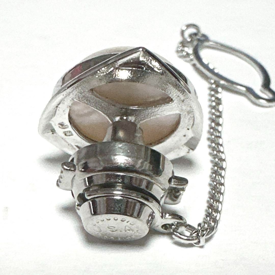 タイピン 針止め