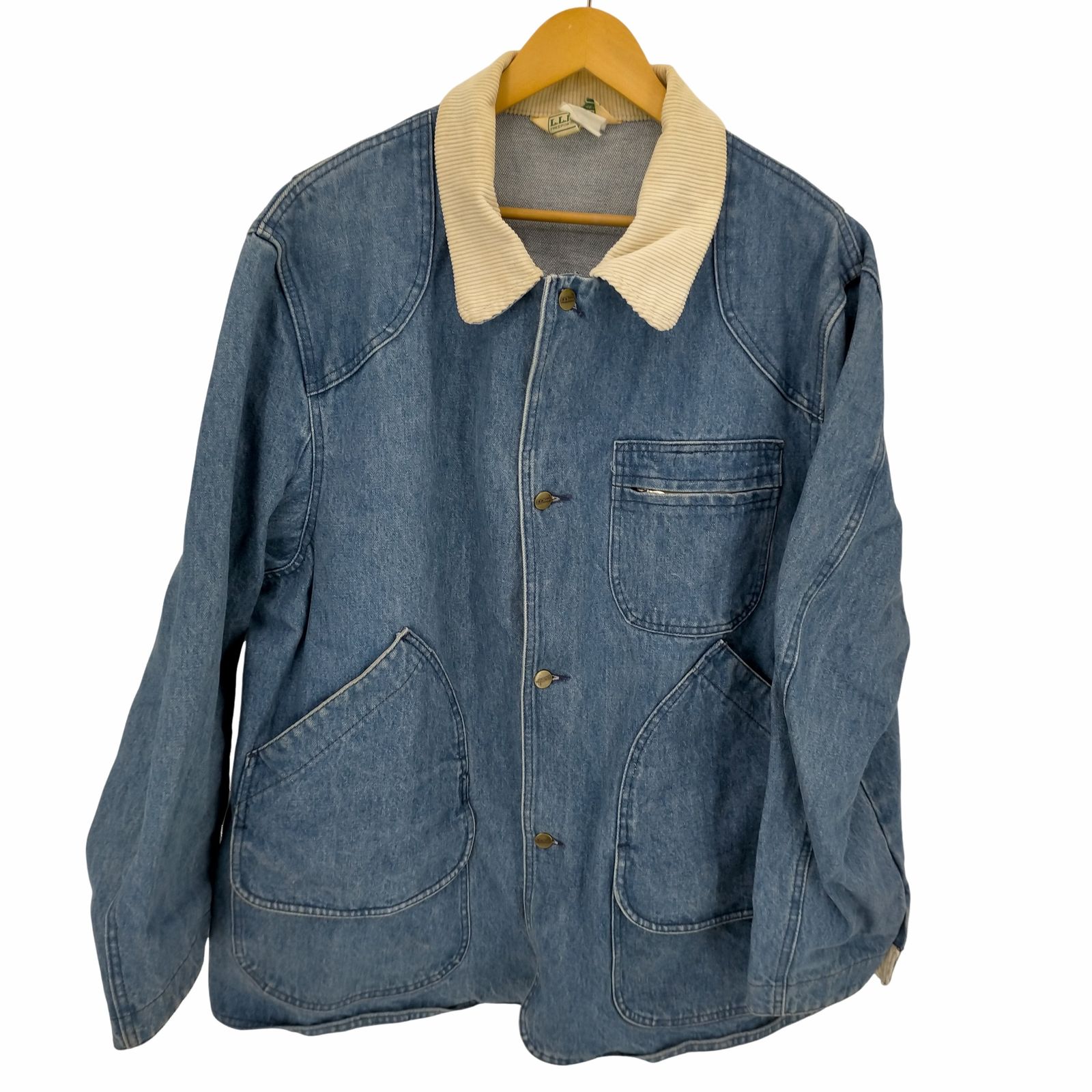 エルエルビーン L.L.Bean 80S~90S 襟コーデュロイ デニム