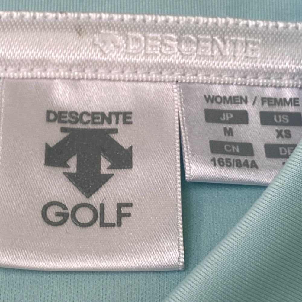 サイズ：M DESCENTE GOLF デサントゴルフ 2022年 ジップジャケット  ブルー系 [240101479764] ゴルフウェア レディース ストスト サイズ：M DESCENTE GOLF デサントゴルフ 2022年 ジップ