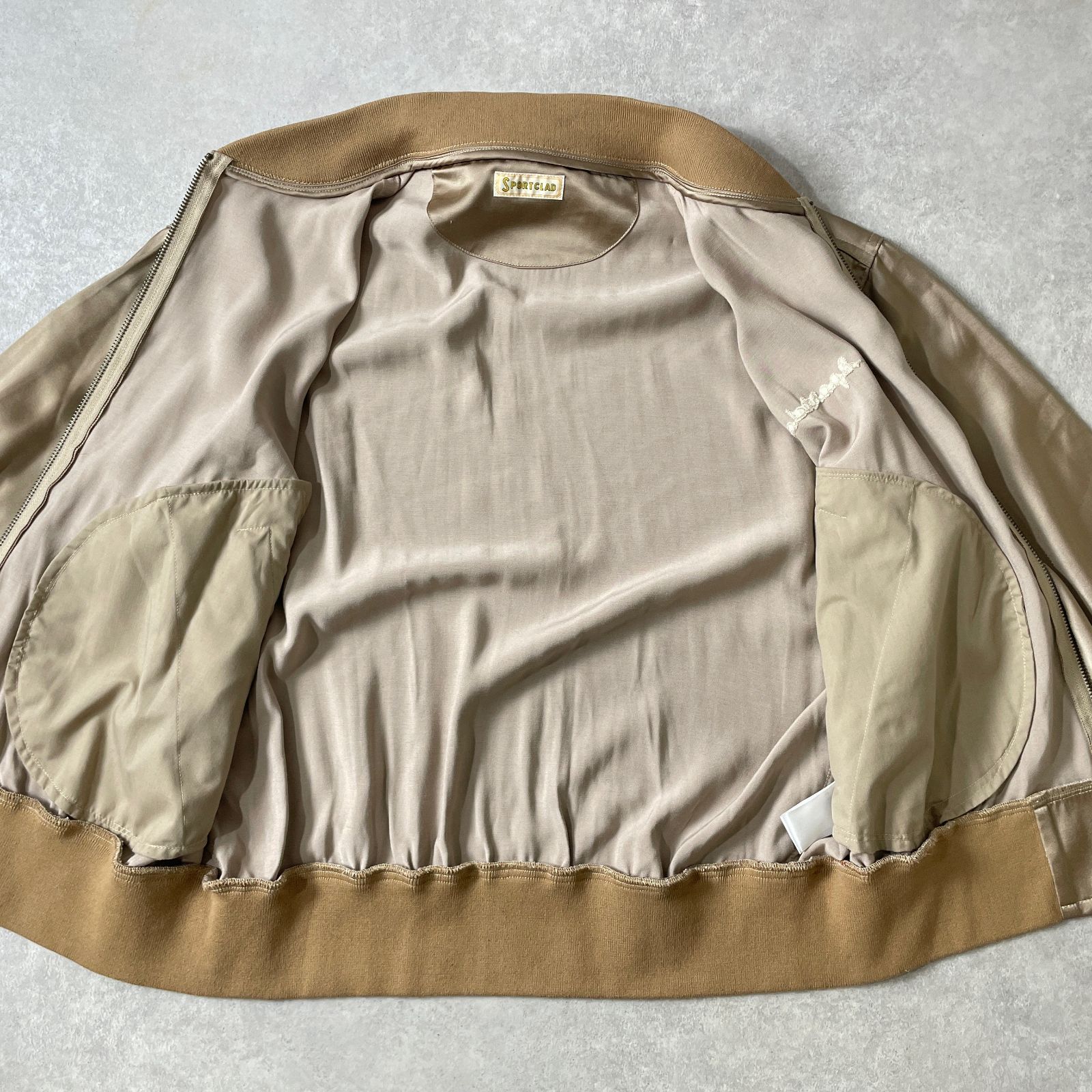 定価2万 Steven Alan別注 SPORTCLAD SATIN BLOUSON サテンブルゾン 