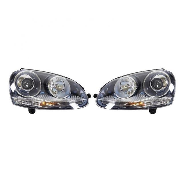 正規純正品 Volkswagen ヘッドランプ 左右 SET ゴルフ5 ジェッタ 1K6941039A 1K6-941-039A 1K6941040A 1K6-941-040A ワーゲン VW ヘッドライト ランプ ライト