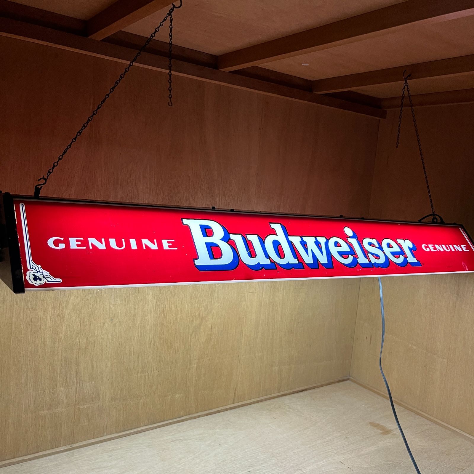 プールバーライト】希少 1988年製 Budweiser (バドワイザー
