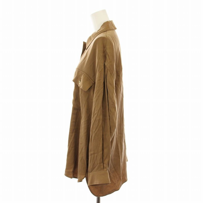 マッキントッシュ ロンドン MACKINTOSH LONDON フィブリルサテンシャツ ブラウス 長袖 38 茶 ブラウン G5M01-203-42 /YT レディース マッキントッシュ ロンドン MACKINTOSH LONDON フィブリルサテン