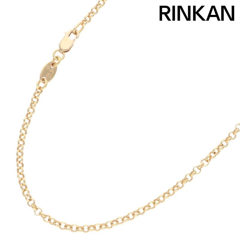 クロムハーツ 22K NECKCHAIN R18|ロールチェーン18inch ゴールドネックレス メンズ 18inch
