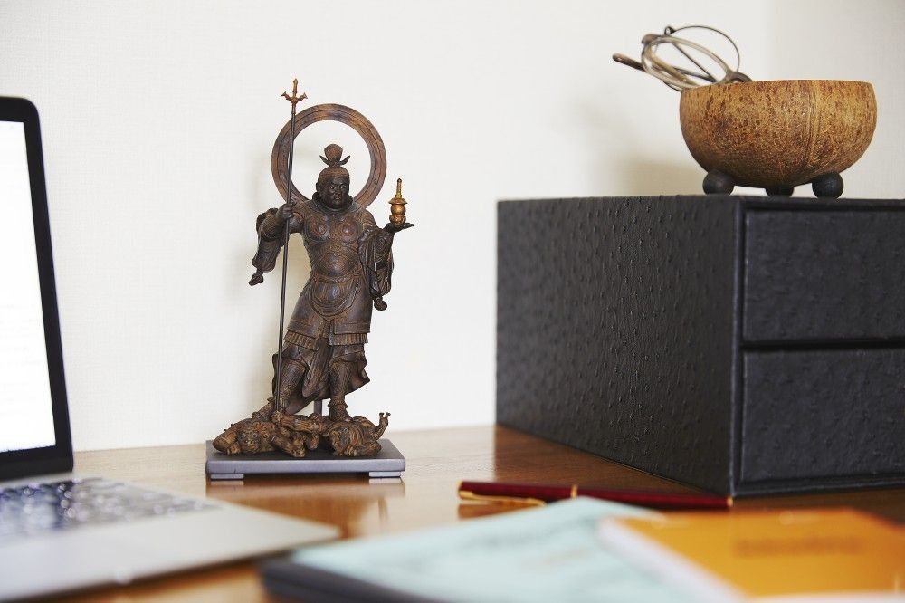 イスム TanaCOCORO 掌 毘沙門天 インテリア仏像