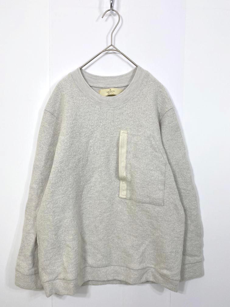 THE TOKYO ザトウキョウ 263623002 定価39600円 プルオーバー size48 ライトグレー ◆ ◎メンズ