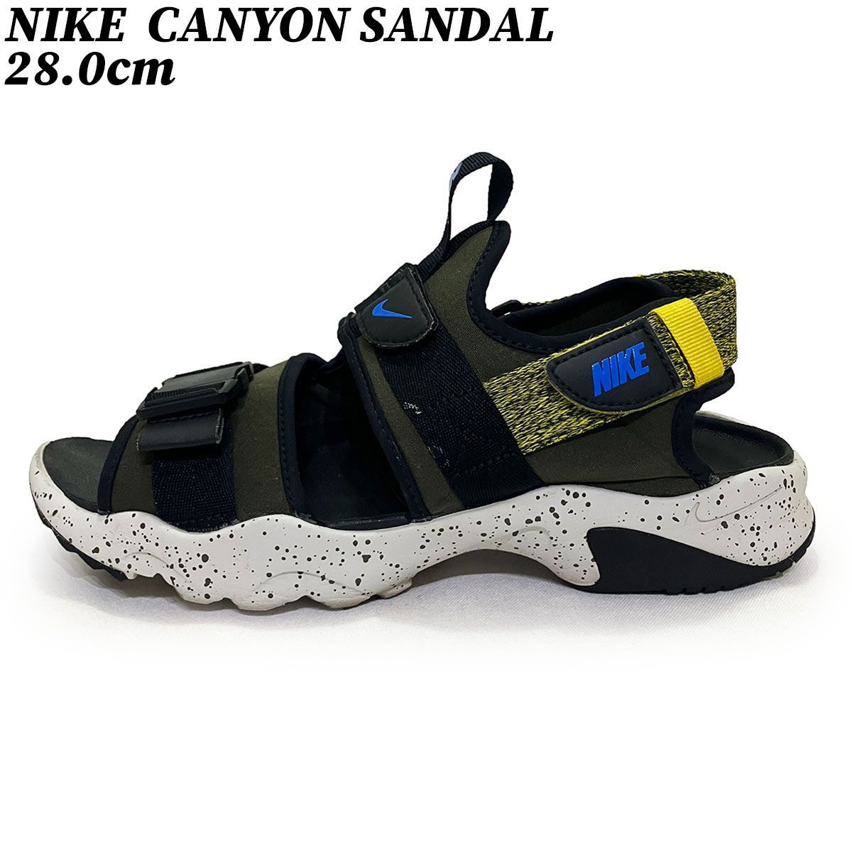 NIKE サンダル ナイキ キャニオン サンダル オリーブグリーン 28.0cm NIKE CANYON SANDAL CI8797-301 ラバー ナイロン ユーズド 速乾性 アウトドア アメリカ ブランド 日本 流通の です