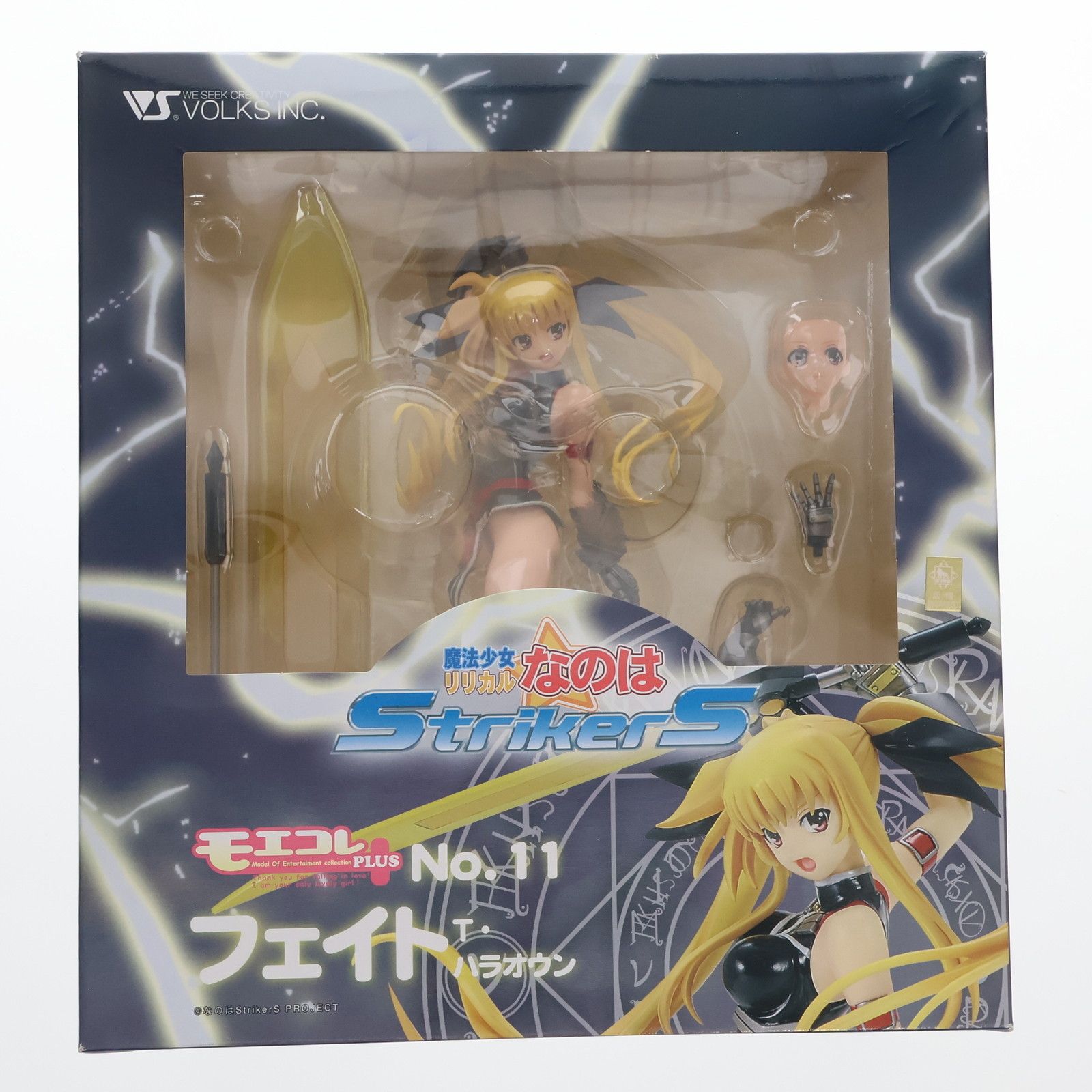 フィギュア　モエコレPLUS No.11 フェイト・T・ハラオウン バリアジャケット 真・ソニックフォーム 「魔法少女リリカルなのはStrikerS」 1/7 PVC塗装済み完成品 ボークスショップ＆ホビー天国ウェブ限定 モエコレPLUS No.11 フェイト・T・ハラオウン バリアジャケット