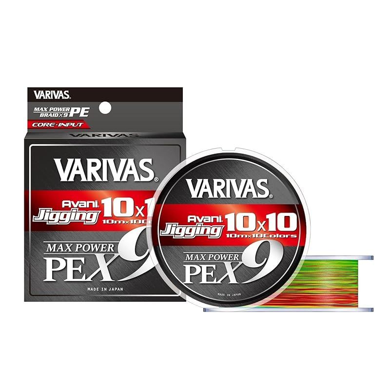 バリバス VARIVAS 9本撚り PEライン アバニ ジギング10×10 マックスパワーPE X9 300m 3号 0