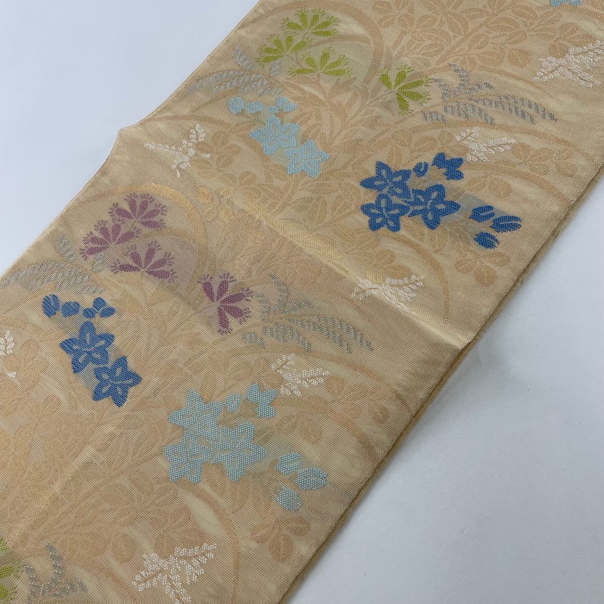 専用帯76 ○高級 正絹 夏帯 袋帯 紫陽花