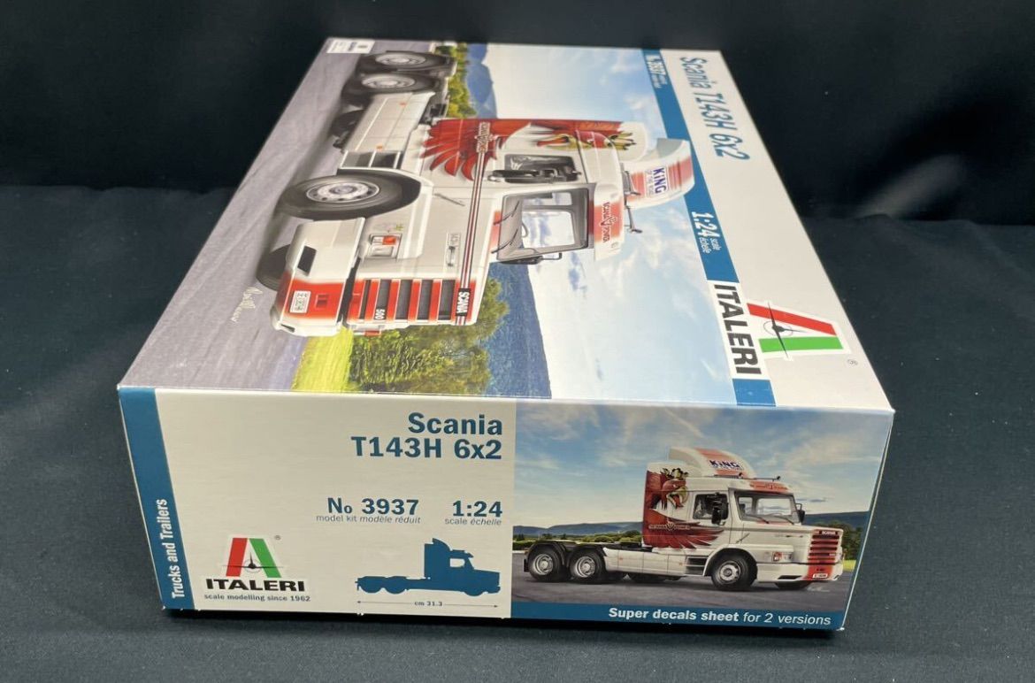 IT3937 1/24 スカニア T143H 6x2 トラック Italeri イタレリ 