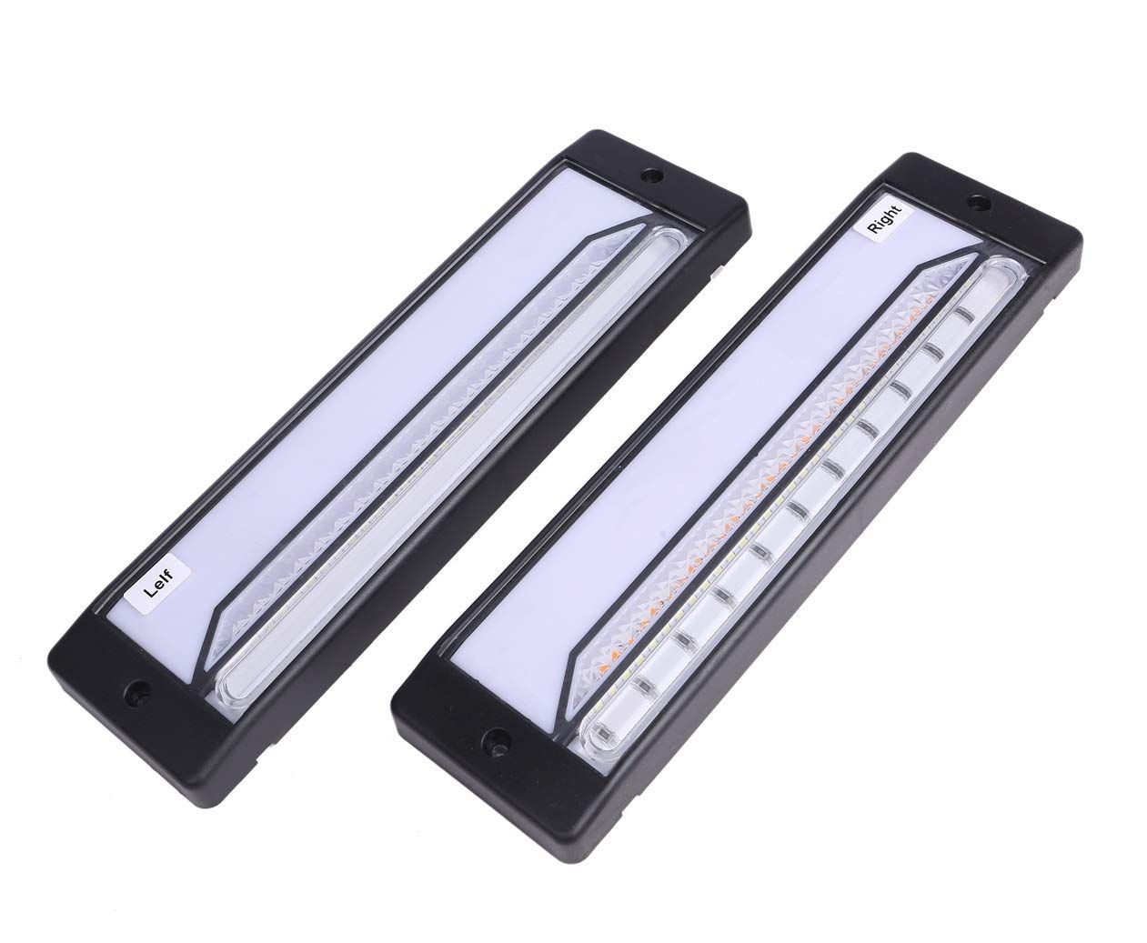 12V/24V LED テールランプ 2個 セット ファイバー シーケンシャル 流れる ウインカー 薄型 スモール ブレーキ リア バック トラック ボート トレーラー ダンプ ジェット リフト 等 汎用品 ドレス