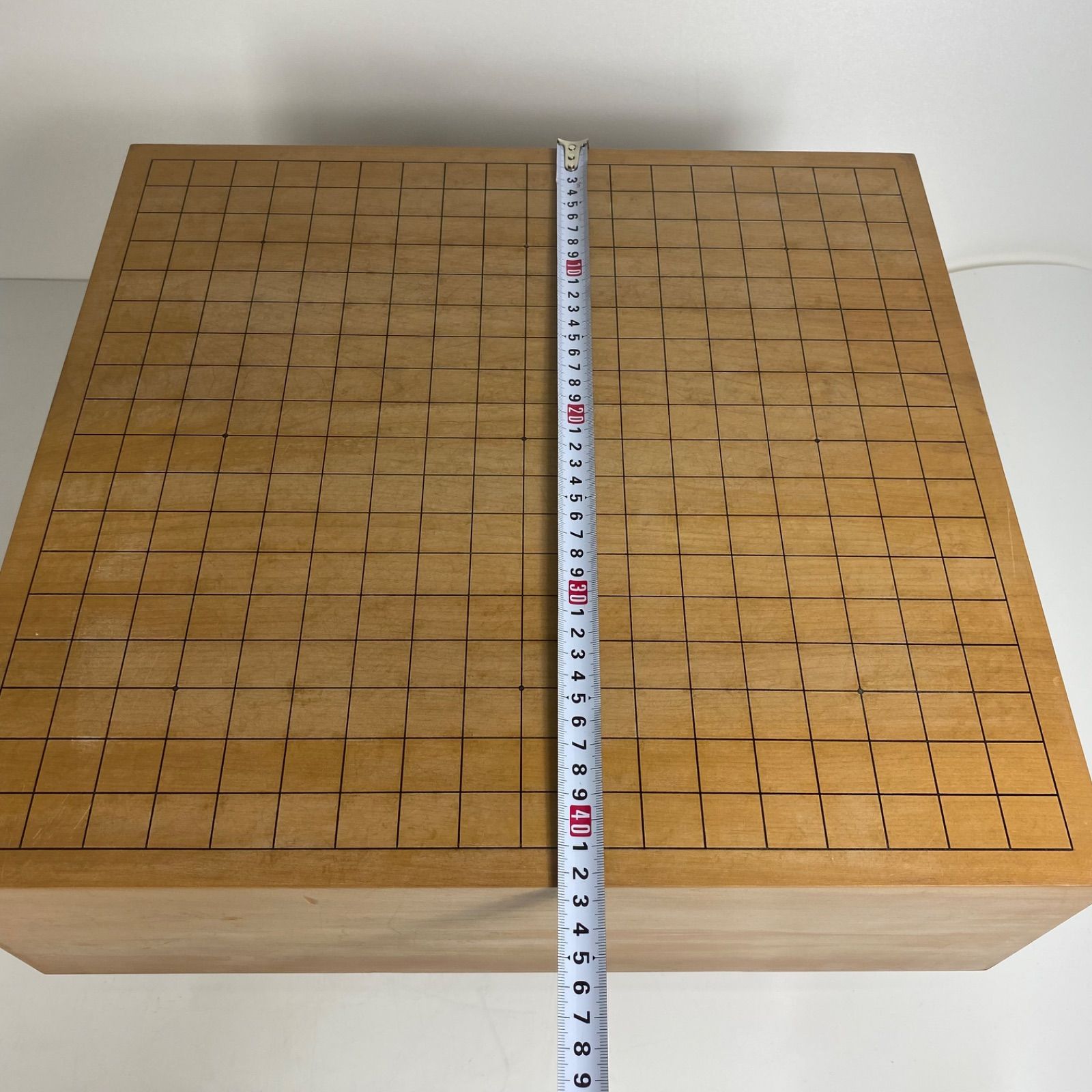 脚付き碁盤 碁盤 木製 蓋付き 囲碁盤 本格対局用 高さ約30cm