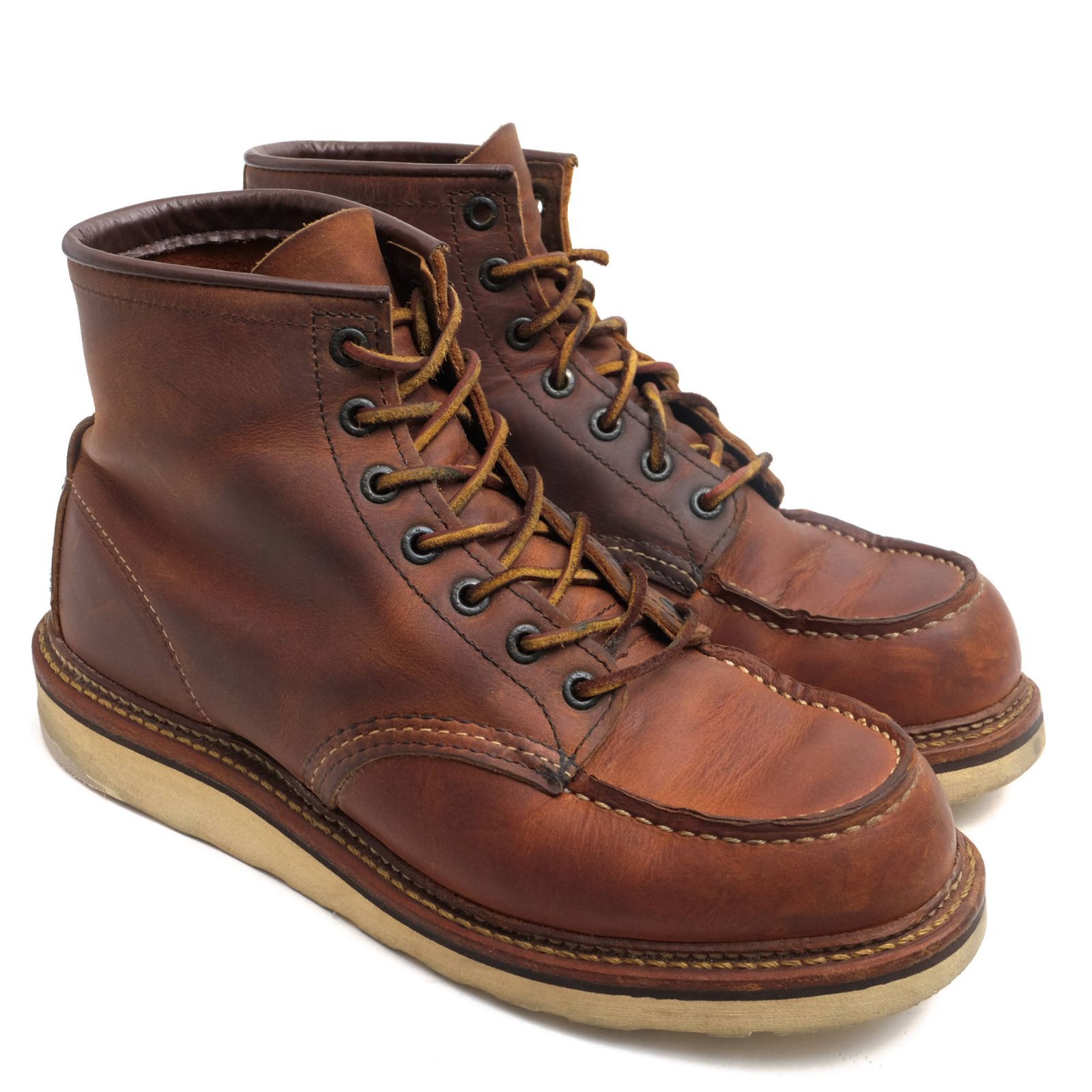 レッドウィング／RED WING ワークブーツ シューズ 靴 メンズ 男性 男性用レザー 革 本革  1907 Classic Work 6inch Legacy Moc IRISH SETTER アイリッシュセッター トラクショントレッドウェッジソール モックトゥ 定番 グッドイヤーウェルト製法