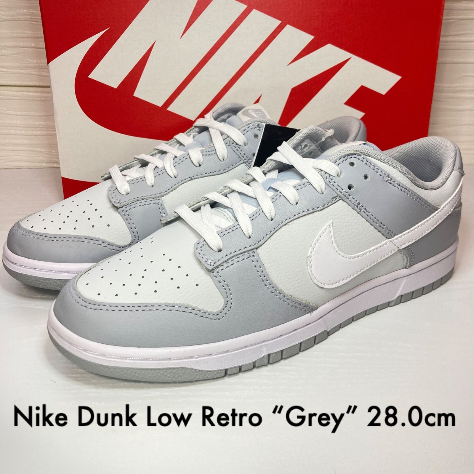 Nike Dunk Low Retro Pure Platinum 【フォロー10%OFF】 - メルカリ