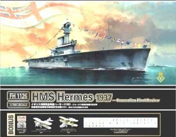 フライホークモデル 1/700 イギリス海軍 HMS ハーミーズ 1937年観艦式