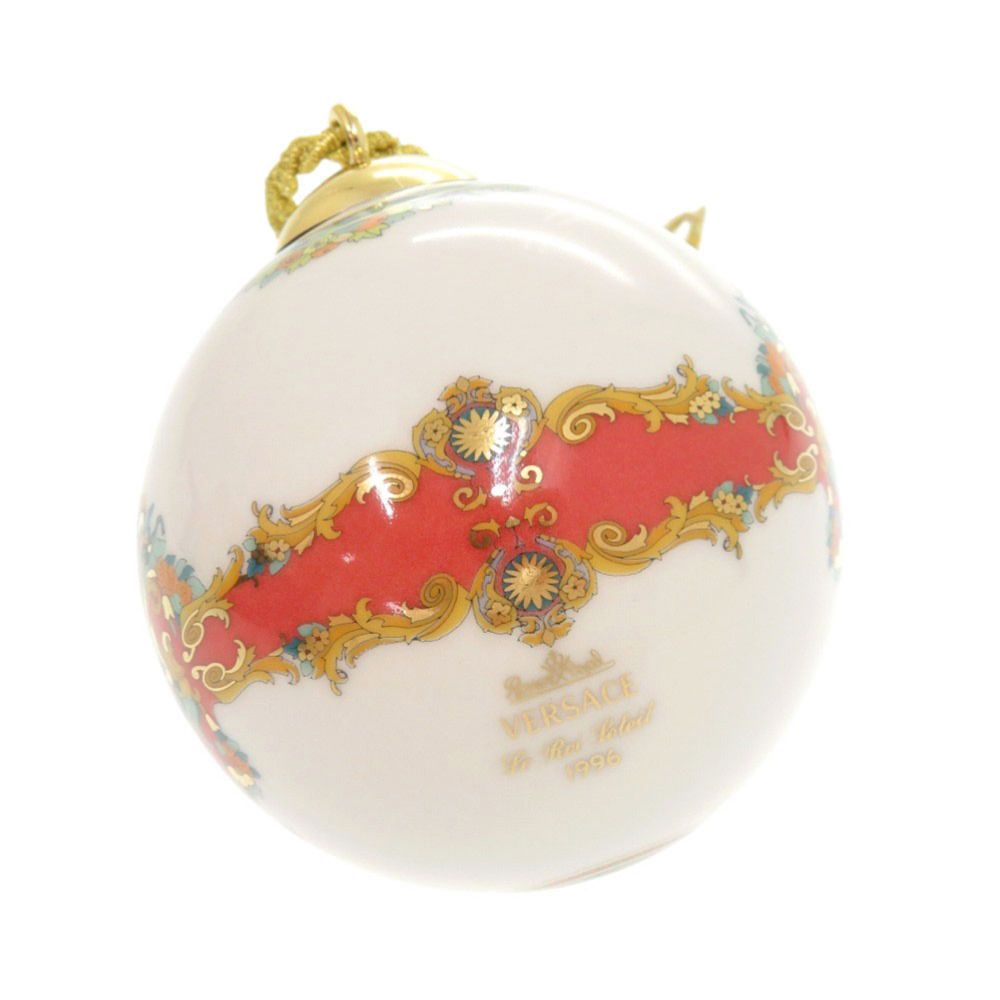 未使用品 ヴェルサーチ オーナメント 3点セット 磁器 マルチカラー