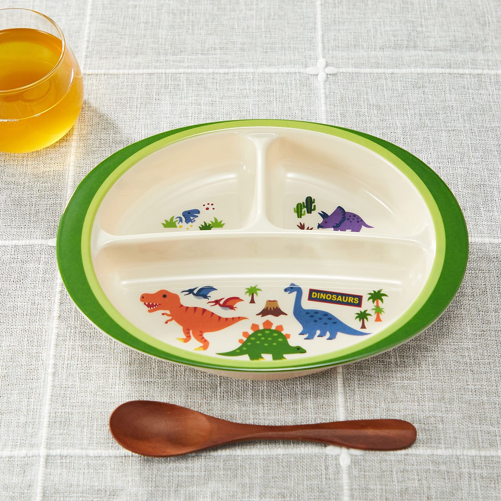 スケーター Skater 子ども用プレート メラミン ランチプレート 皿 ディノサウルス 750 ml M 370 A