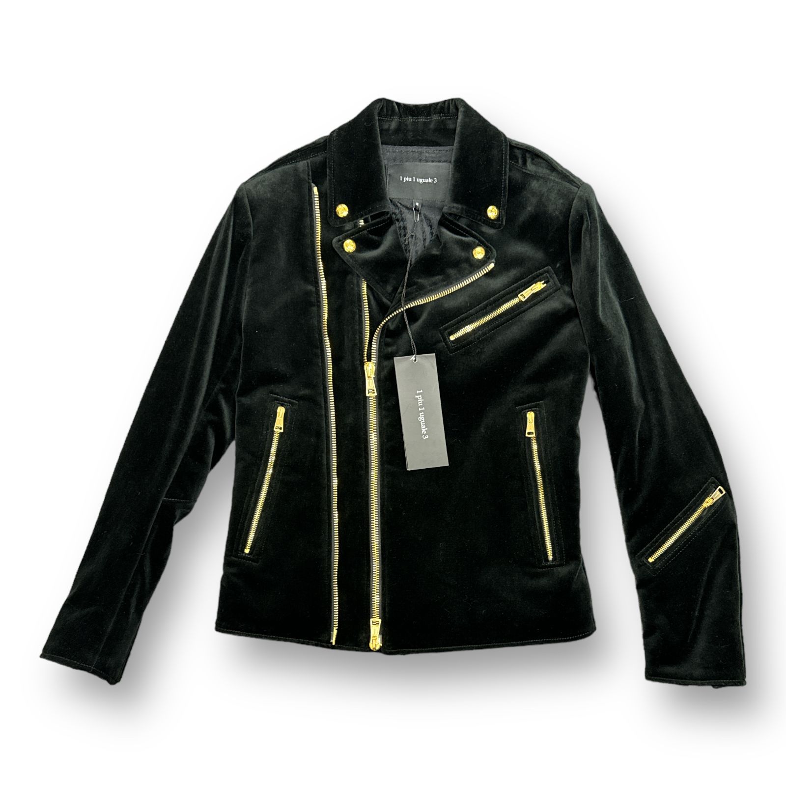 定価165000円 新品 1PIU1UGUALE3 ITALY VELVETEEN RIDERS JACKET 