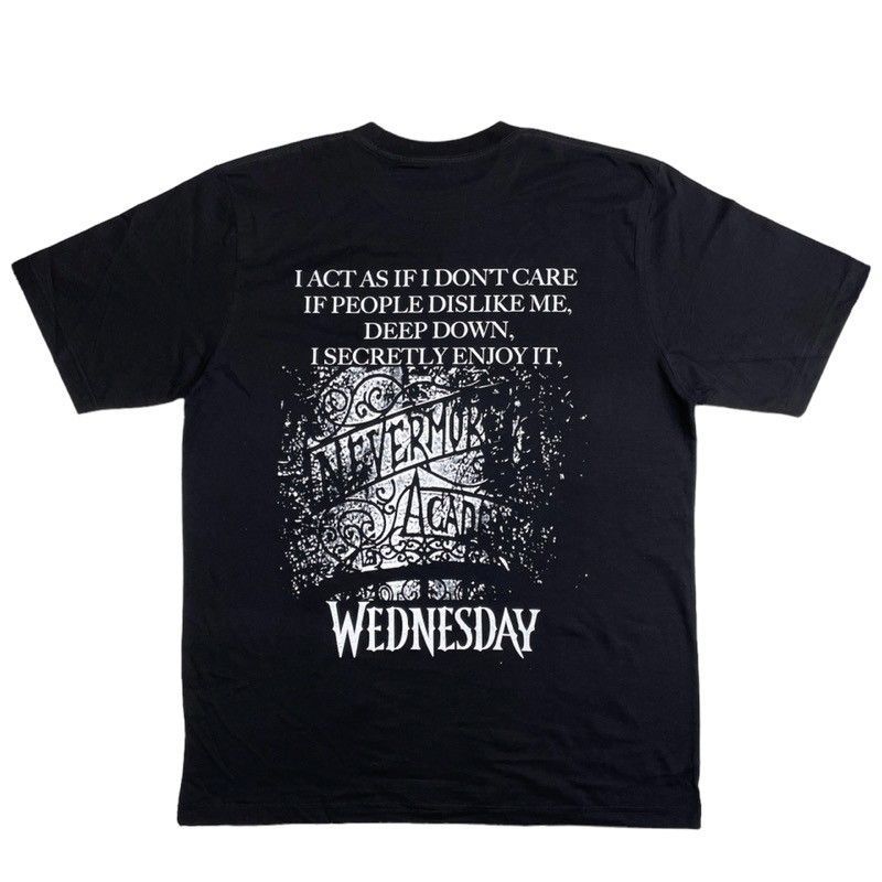 ウェンズデー イーニッド・シンクレア Tシャツ 半袖 WEDNESDAY ENID SINCLAIR アダムス・ファミリー メンズ XL 相当  ブラック - メルカリ