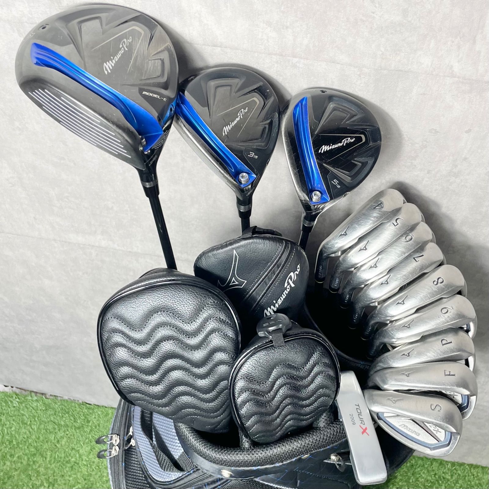 【貴重レフティ】ミズノプロ JPX E500 ゴルフクラブセット 豪華13本 左 貴重レフティ】MIZUNO PRO JPX E500 ゴルフクラブセット 13本