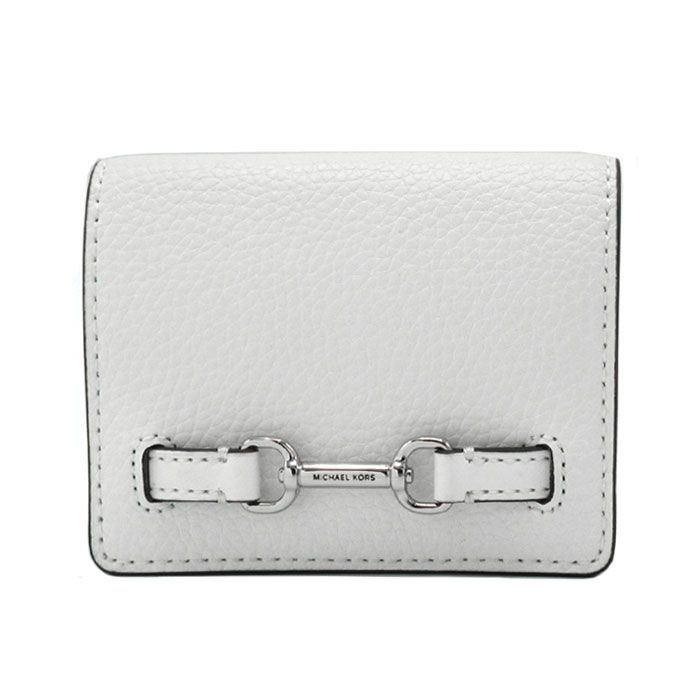 マイケルコース 二つ折り財布 札入れなし MICHAEL KORS CARSON スモール ウォレット 35S5S2ZD5L OPTIC WHITE アウトレット レディース