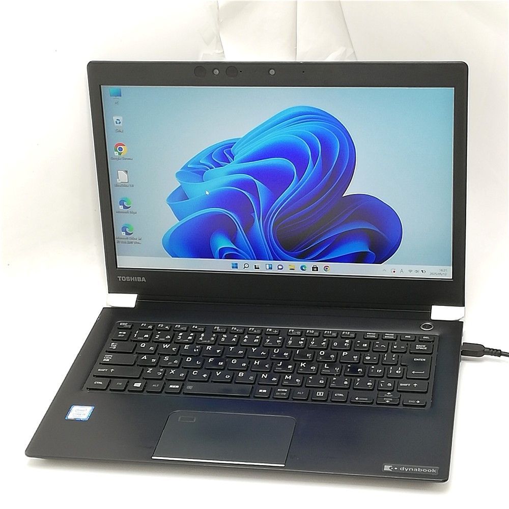 激安 高速SSD Wi-Fi有 東芝 ノートパソコン U63/M 中古 第8世代