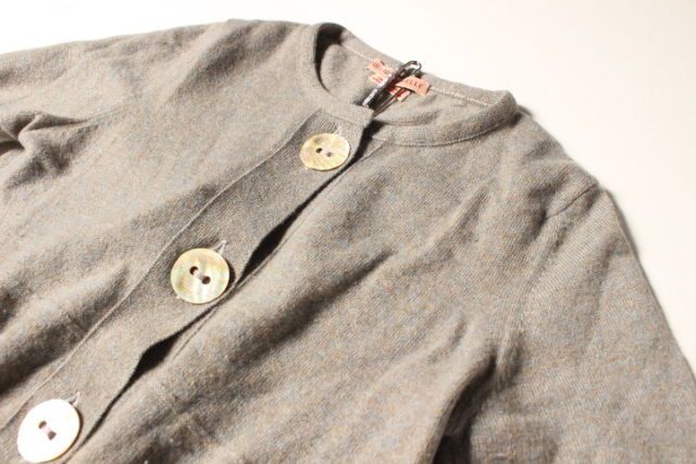 クイーン&ベル QUEENE&BELLE セーター ニット 長袖 カシミヤ S グレー ahm0513 レディース クイーン&ベル QUEENE&BELLE ニット セーター 長袖 カシミヤ Sの