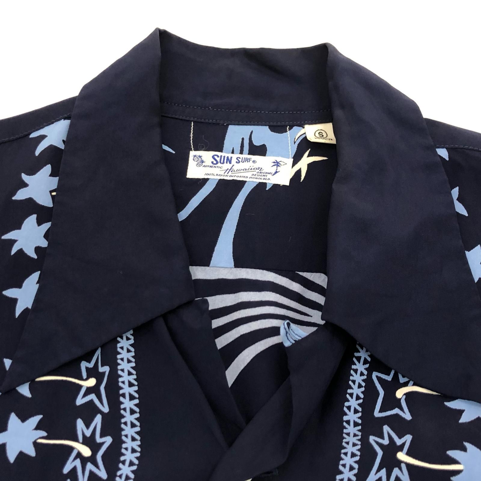 【古着】 SUNSURF アロハシャツ LONG TAILED COCK （L) 1ten-brand-used_rc-
