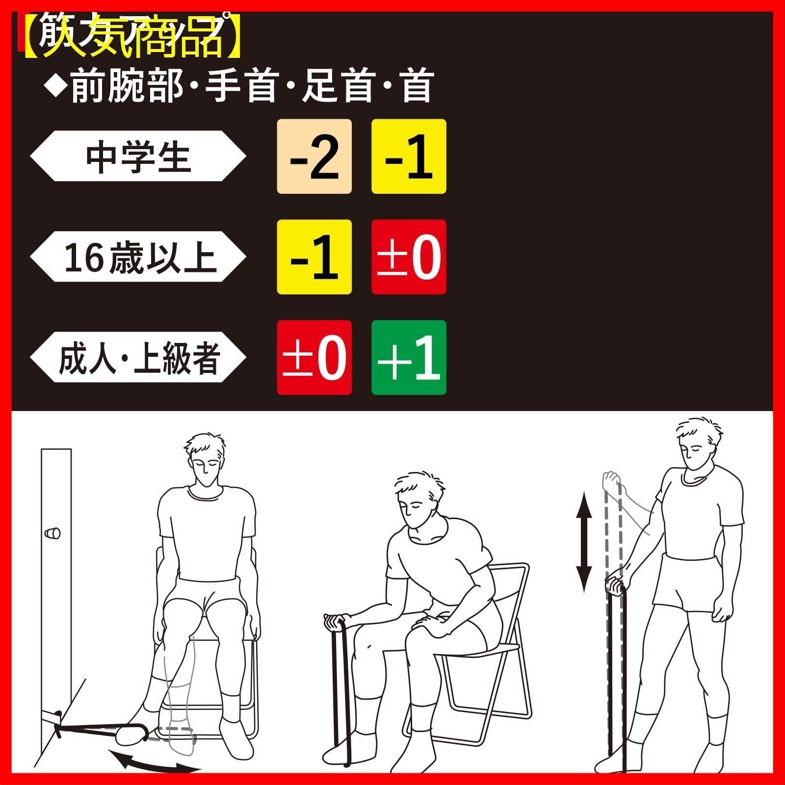 色:青_スタイル:強度レベル+2】セラバンド トレーニングバンド