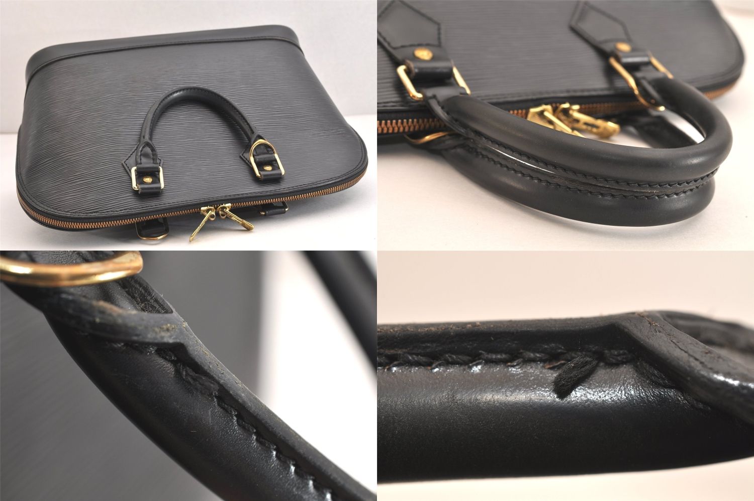 LOUIS VUITTON ルイヴィトン エピ アルマ PM ハンドバッグ ブラック 