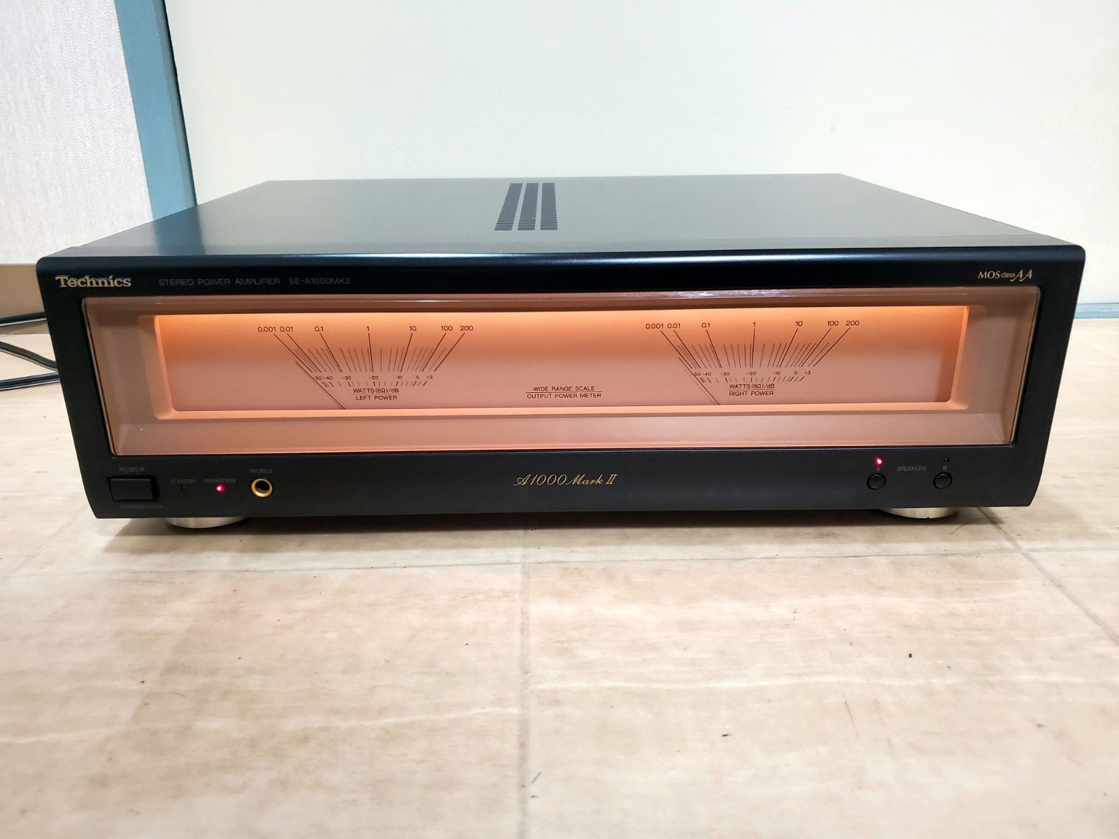 Technics SE-A1000MK2 パワーアンプ - メルカリ