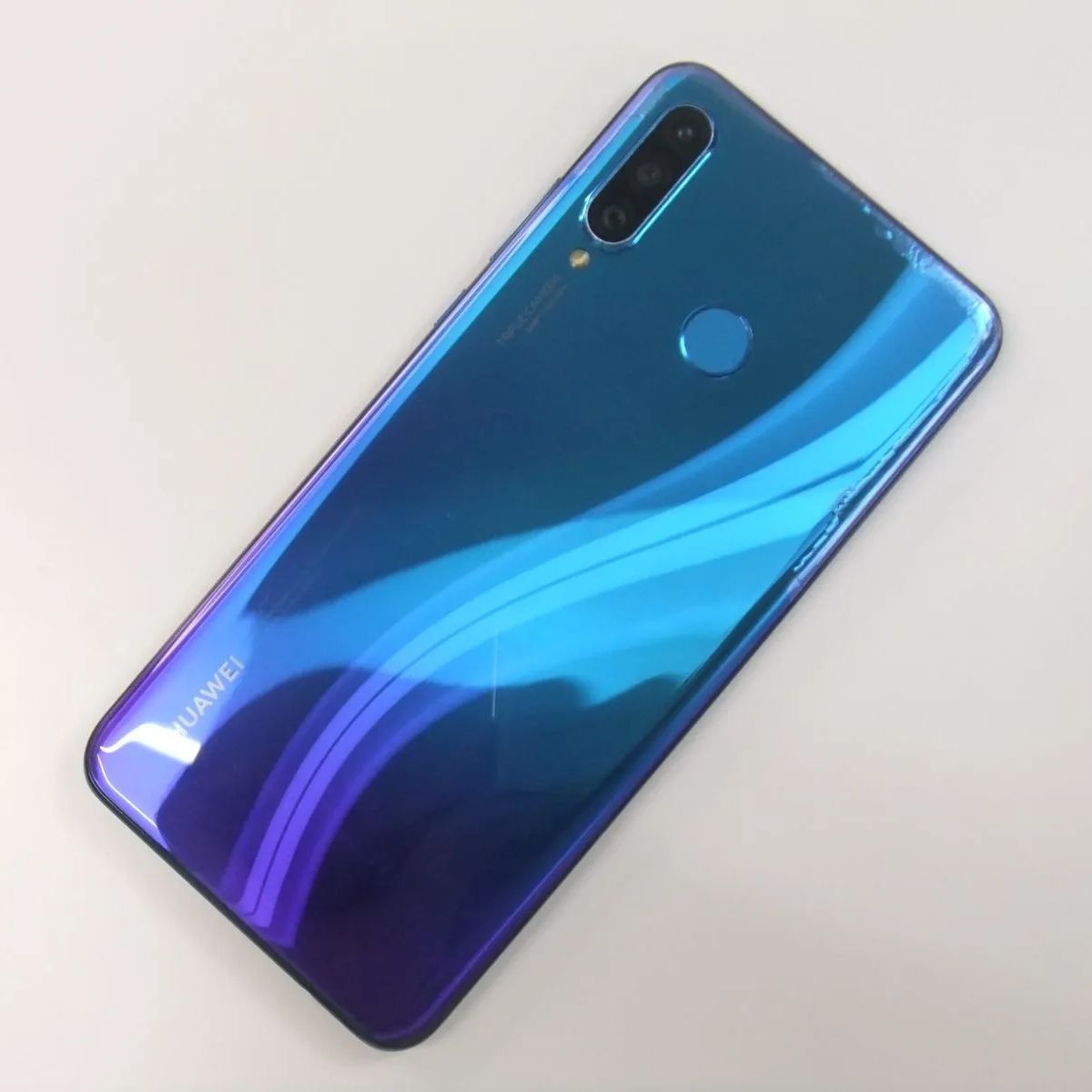 中古 HUAWEI P30 lite HWV33 ピーコックブルー 128GB HUAWEI P30 lite