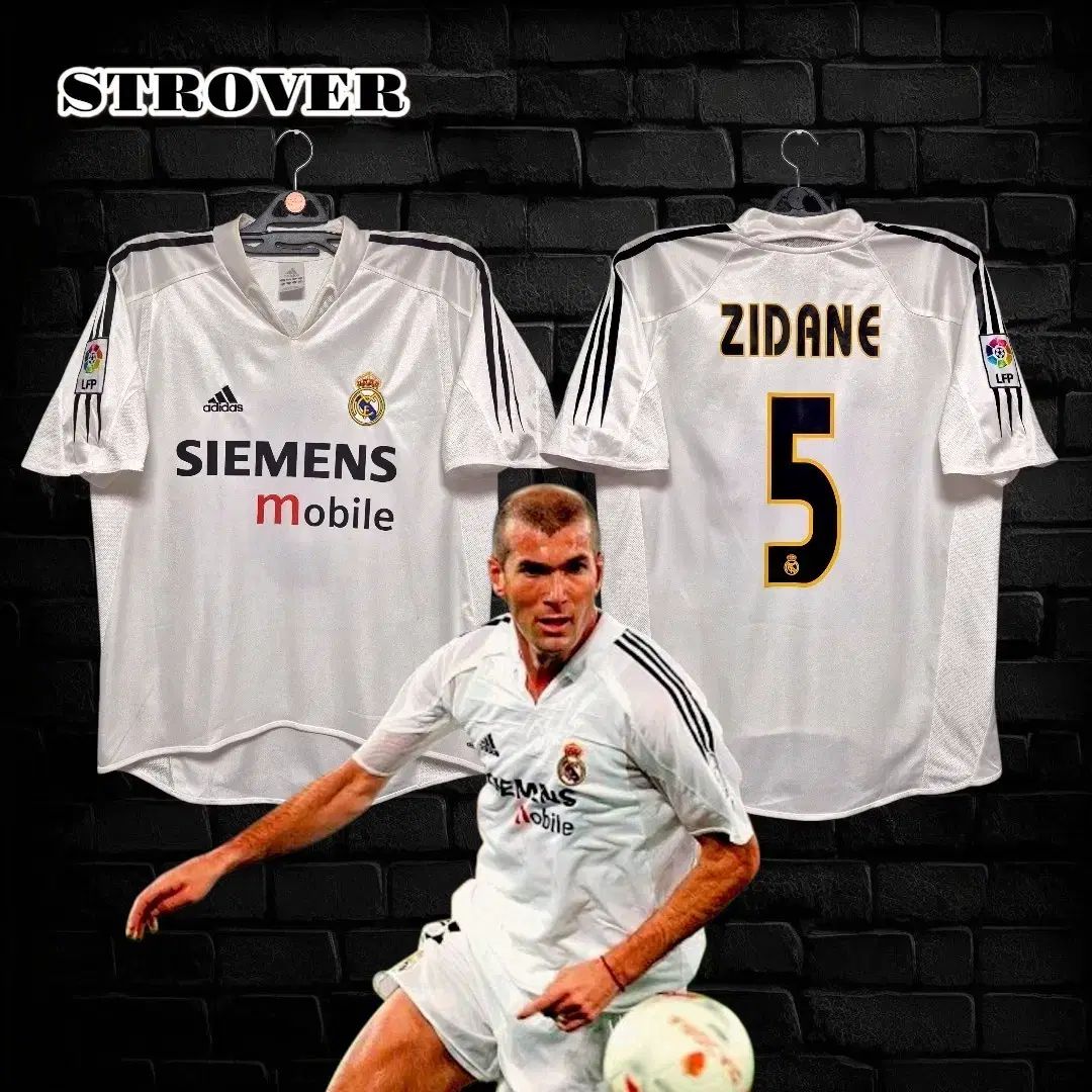 レアル・マドリード 03/04 #5 ジダン 長袖 CLユニフォーム