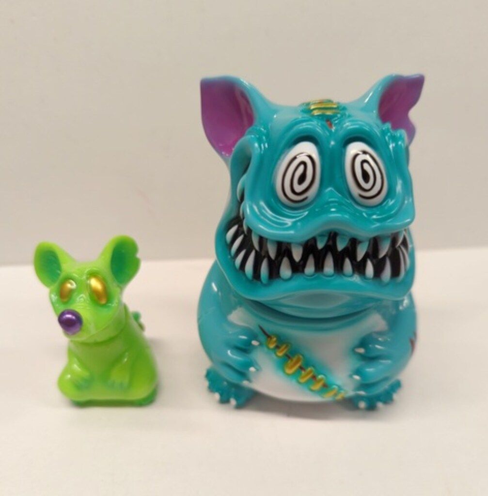 UNDEAD TOYS KAGEMARU DESIGNS キャドラ&コラット 水色/黄緑成型