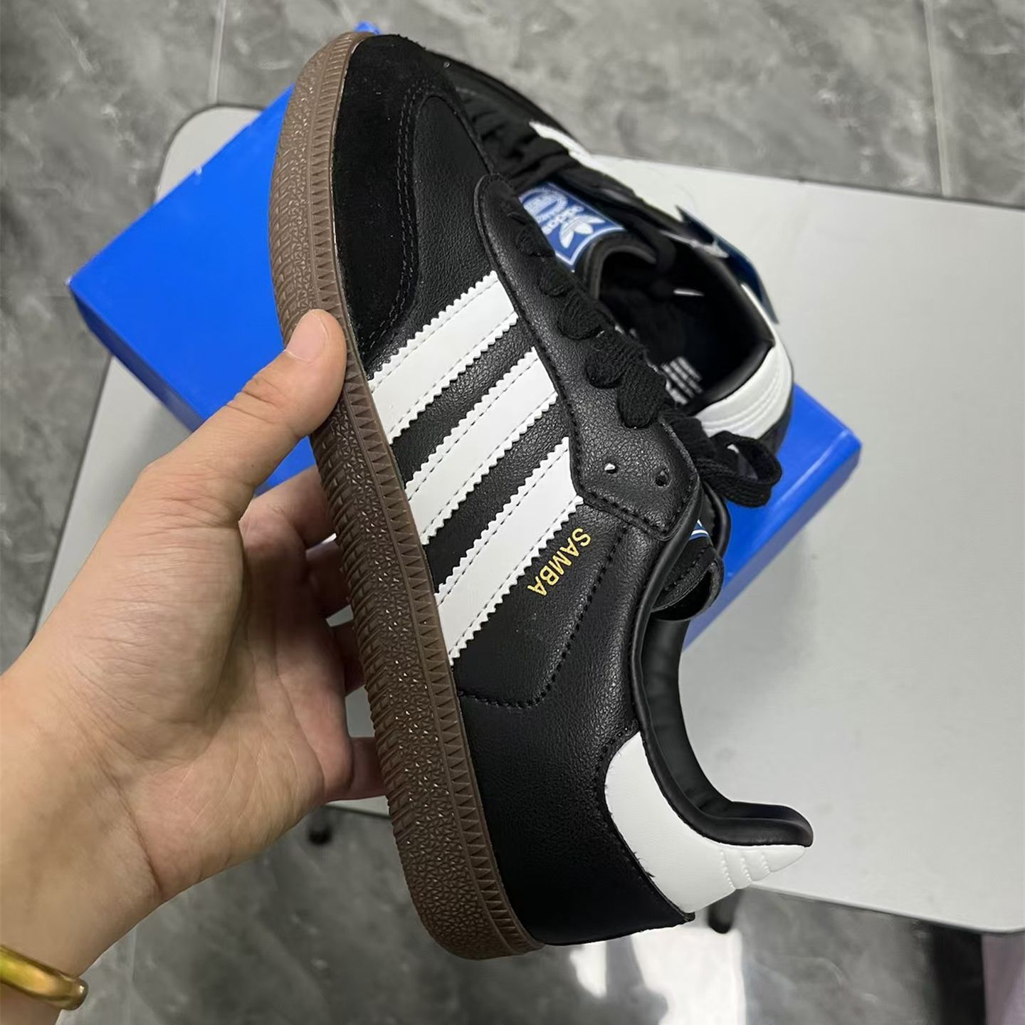 adidasアディダス サンバ Samba OG ブラック White Gum Adidas Originals Samba black