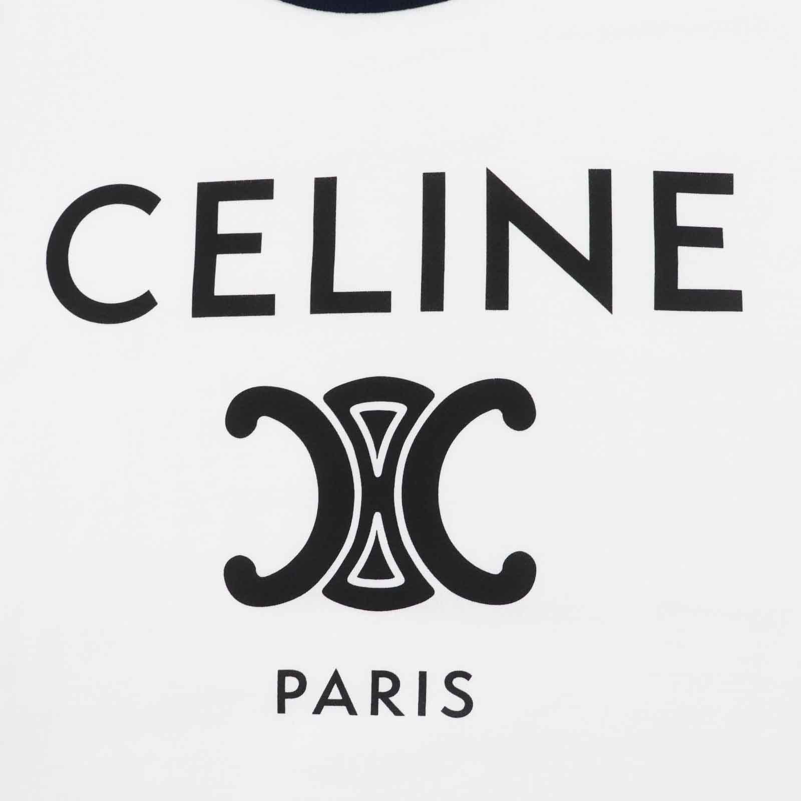 極美品◎CELINE セリーヌ 2X872671 コットン100％ トリオンフ