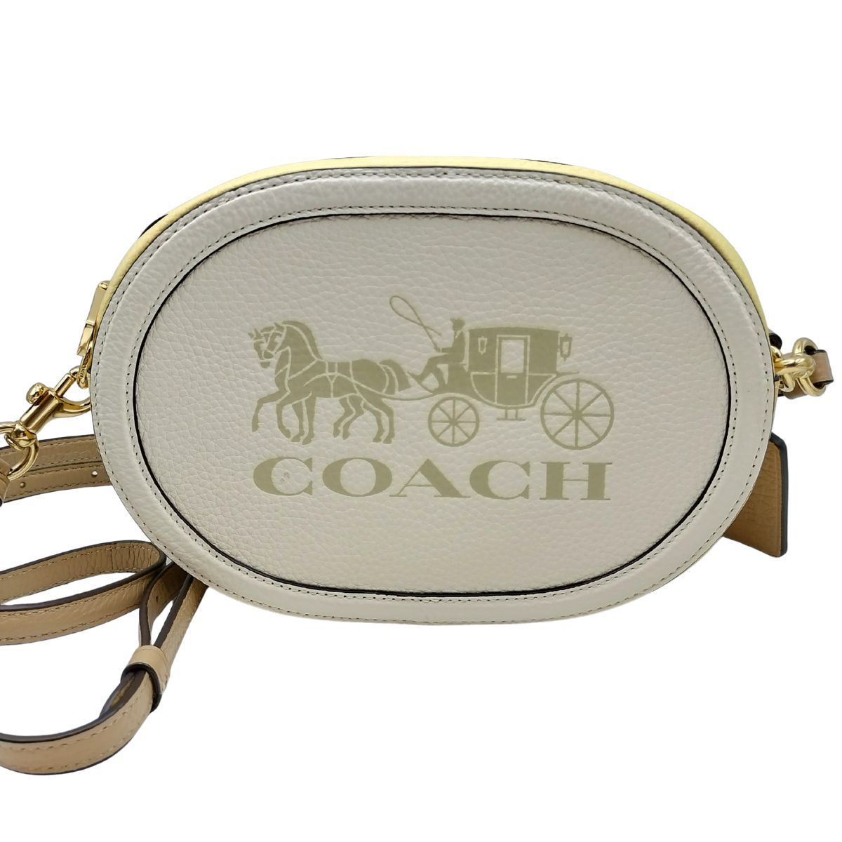 美品】COACH コーチ ショルダーバッグ ホースアンドキャリッジ