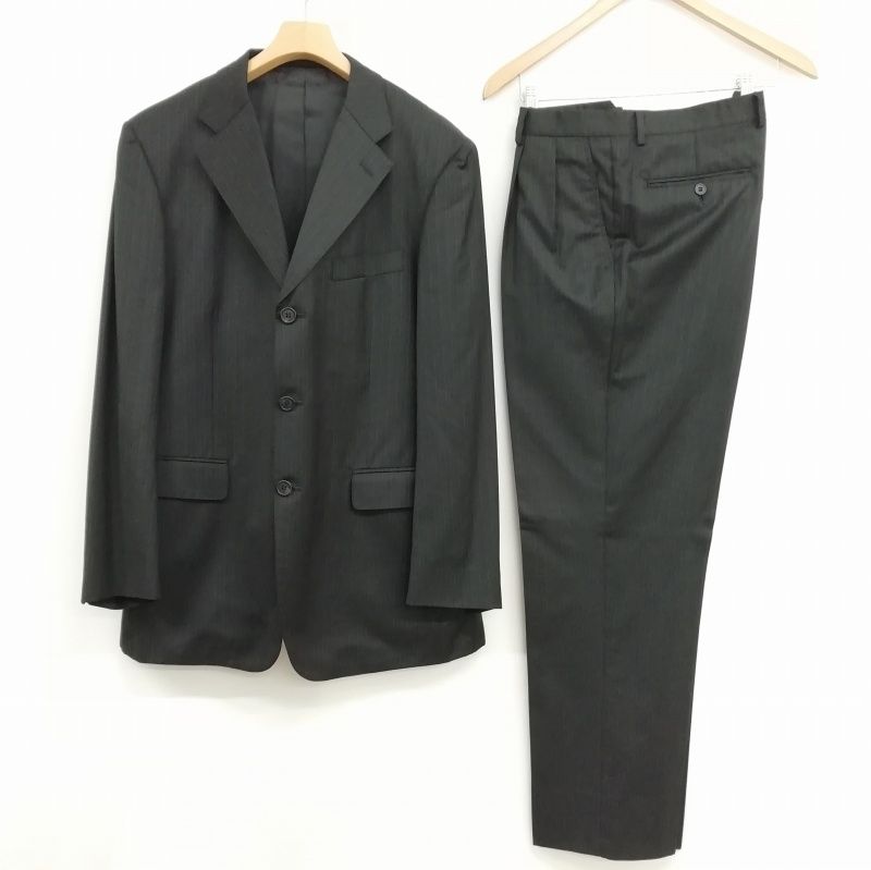 ✟ ポールスミス PAUL SMITH f.llicerruti生地 シングル 3B スーツ セットアップ ジャケット スラックス L2 ブラック