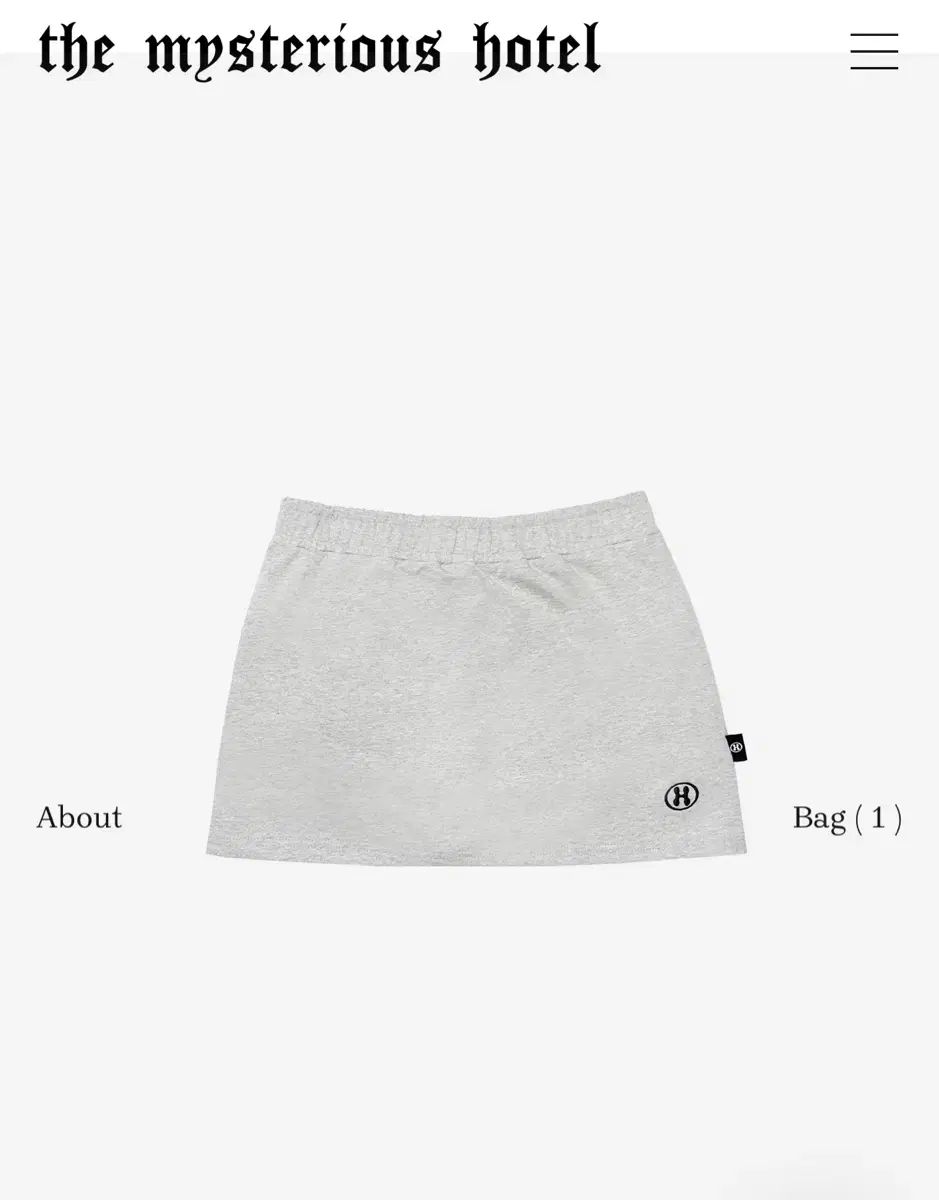 THE MYSTERIOUS HOTEL ザ ミステリアス ホテル BASIC SKIRT