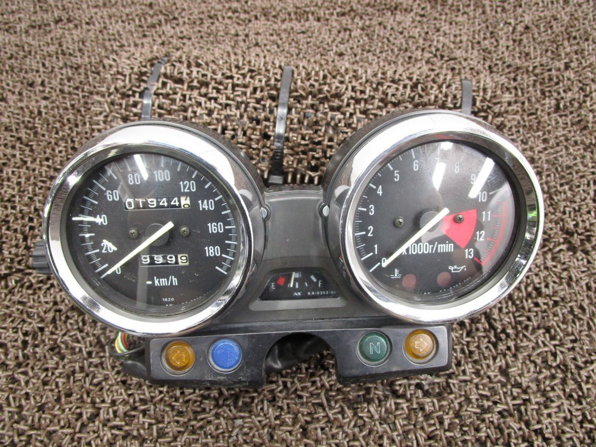 ZRX1100 メーター スピード タコ インジケーターランプ ▲A5785 ZRT10C カワサキ ZXT10CE キャブ車