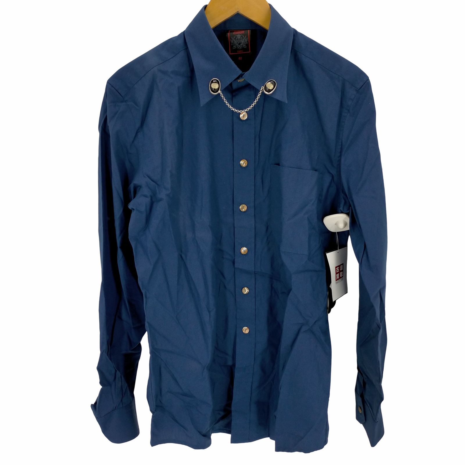 ジャンポールゴルチエクラシック Jean Paul GAULTIER CLASSIQUE 00s 襟 装飾 ドレスシャツ メンズ JPN：48 