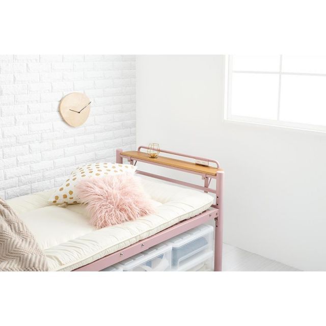 萩原 Hagihara KH-3961S-PI 宮棚付きシングルロングベッド 新生活 インテリア 家具おしゃれ