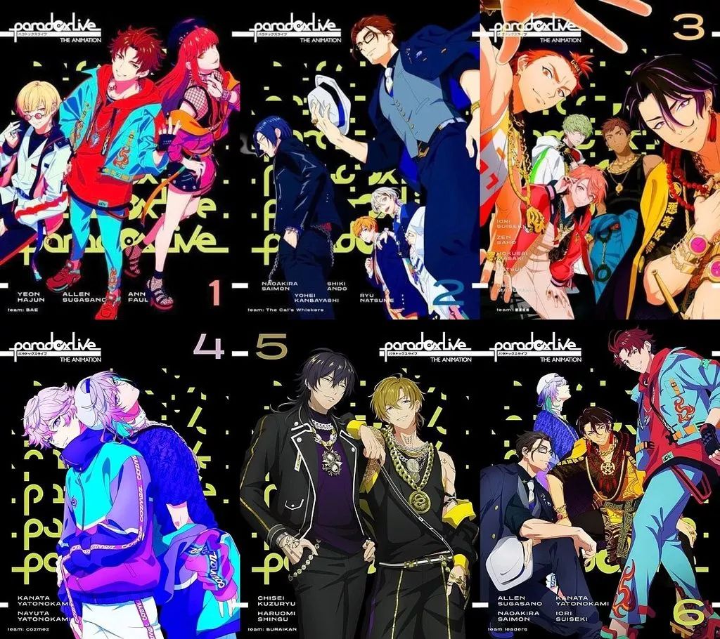 アニメBlu-ray Disc Paradox Live THE ANIMATION 初回版 全6巻セット
