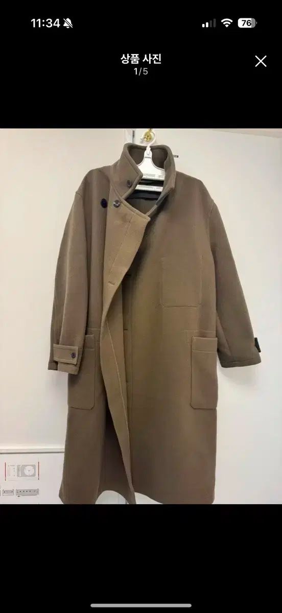 LEMAIRE ルメール ラップコート ダークリス S