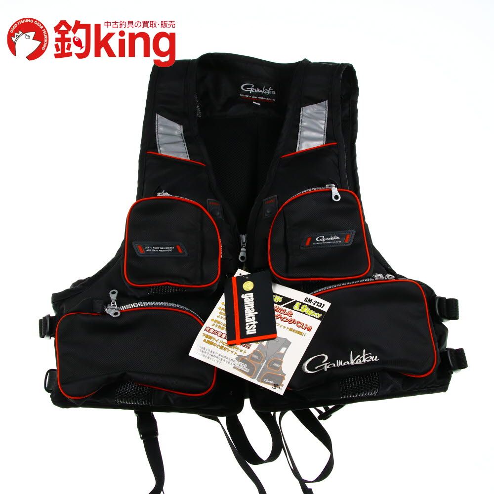 がまかつ フローティングベスト Lサイズ 磯釣り がまかつ